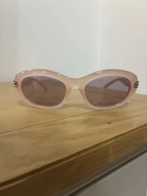 Balenciaga sunglasses pink