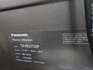 Panasonic Viera 65VT20 Plasma