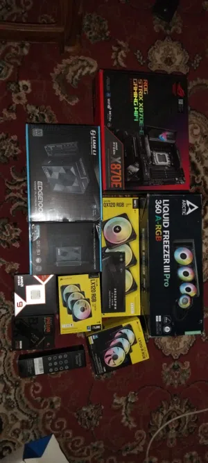 high end pc components unused plus y70 hyte case and all the wires
