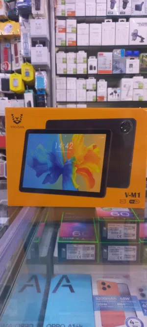 جديد بالكرتونة تابلت VIKUSHA V-M1 بشاشة 10.1 بوصة، رام 4+4 وذاكرة 128 جيجابايت، متوفر توصيل.