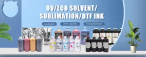 احبار الطابعات الصينية UV /solvent/DTF/UV DTF وغيرها