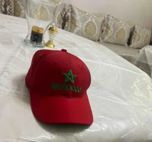 New Morocco National Team Sports Cap - Vibrant Red - Perfect  كاب المنتخب المغربي - لون احمر زاهي