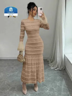 ماركه SHEIN
فساتين نسائيه طويله بتشكيله فخااااامه