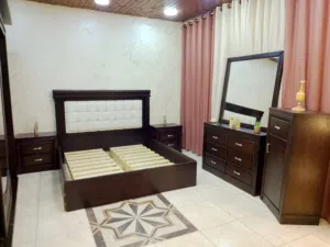 غرفة نوم سحابات ملوكية كواليتي معها ملحق للبيبي