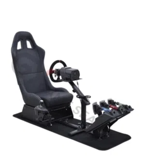 قاعدة ستيرنج كامله مع حامله للجير والدعاسات steering setup + gearbox holder حديد بالكامل full metal