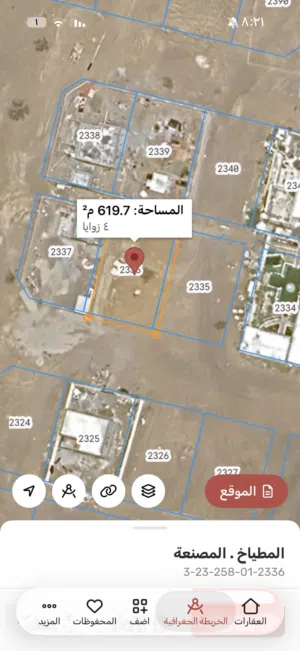 تميز بالشراء ارض سكني بولاية المصنعة النهضة جنوب المرحلة الاولى