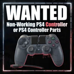 wanted non working PS4 controller