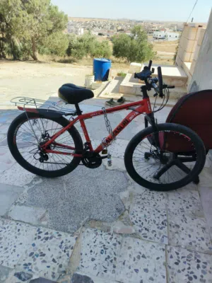 بسكليت جبلي AL-YASURI MTB-6.0 بحالة ممتازة ومع إضافات كاملة