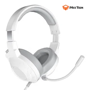 Meetion HP012 RGB 7.1 Virtual Surround Sound Gaming Headset USB  سماعات راس لون ابيض