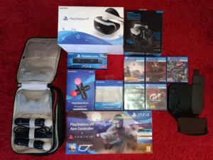 للبيع PS VR وإكسسوارات مختلفة