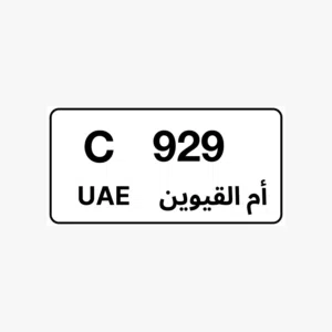 رقم مميز أم القيوين 118000