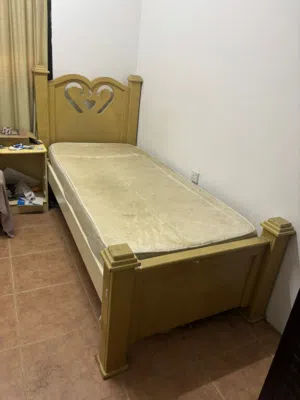 single bed and mattress bd18