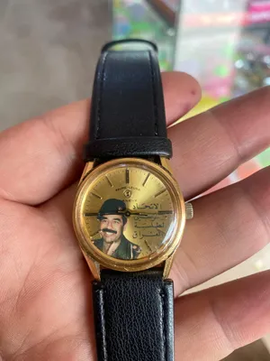 للبيع ساعة هديه من الشهيد صدام حسين نوع فافر لوبا نصب ميكانيك مطليه بالذهب تعتبر من ارقى الماركات