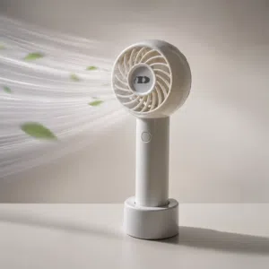 مروحة يدوية صغيرة قابلة للشحن/ موديلmf-01 توصيل لكل محافظات العراق العلبة تحتوي على 3 ماركة عالمية