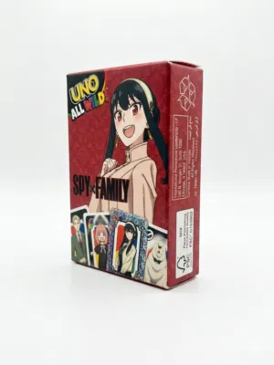 Rare UNO All Wild x Spy x Family McDonalds Happy Meal Card Game - Sealed/New