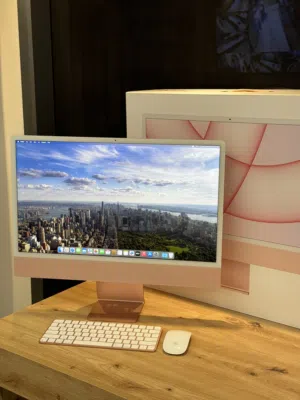 iMac 2021 M1-Chip. 8 RAM. 256 SSD. 24-inch