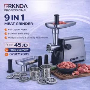 التوصيل مجاني فرامة ستانلس ستيل بالكامل 9في1 لجميع الاستخدامات فرامة BRKNDA كسرت كل الموازين