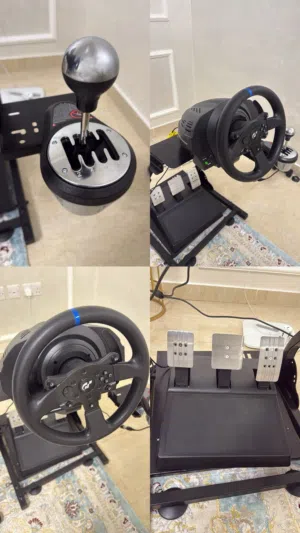 Thrustmaster T300 and th8a NEW with stand provided 1 year warranty 2400aed