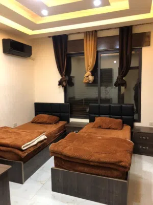 شقه ارضيه مفروشه للإيجار الجبيهه خلف بنك الاسكان