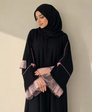 عبايه قماش حبر