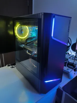 تجميعة بي سي جديده بمعالج AMD FX-8320 مع كرت 970 نسخة asus strix و 16gb رام للبيع التفاصيل في الوصف