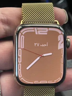 ساعه ابل الجيل السابع مميزه ستيل ذهبي Esem