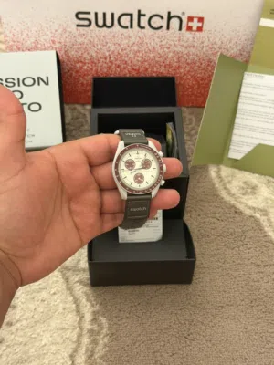 Omega x Swatch New Mission to Pluto/ ساعة اوميغا سواتش جديدة Original