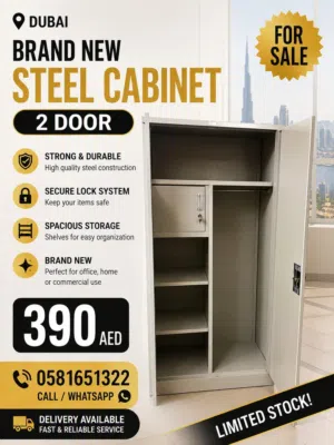 steel cabinet 2door for sale new