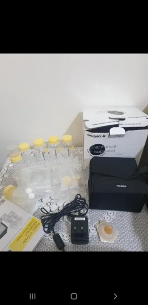 جهاز شفط حليب كهربائي مزدوج ماركة medela pump advanced