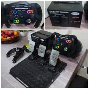 Upgraded Thrustmaster T300 Racing Wheel Set – Excellent Condition for PC , Playstation - ps5 nd ps4