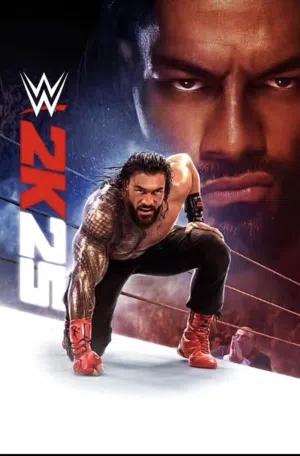 شريط wwe2k25 نضيف جدا استعمال خفيف و معه كود مال شخصيات الوصف مهم