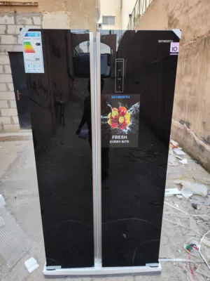 عرض نااار على ثلاجة سكاي وورث 541 لتر سايد باي سايد سوكريت اسود او سلفر ستانلس ستيل