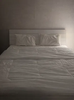 King size bed with mattress