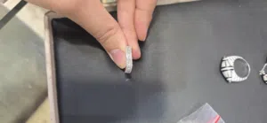 خاتم ألماس وذهب