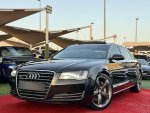 أودي A8 60 TFSI Quattro 2013 خليجي بحالة الوكالة التامة وسعر عرض ممتاز.