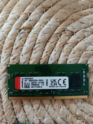 رام لابتوب 16جيجا ddr4 3200 نوع كنجستون جديدة فكك أجهزة سعر الحبة 60 لتواصل على الرقم  وشك