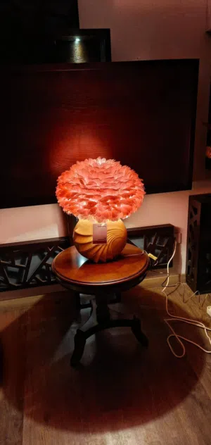 Table Lamp -roze modern royal collection