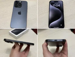 iPhone 15 Pro Black Titanium – 128GB