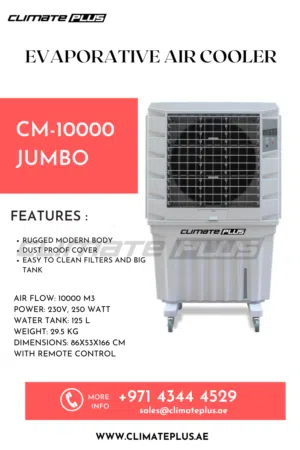 Powerful Outdoor Air Cooler – CM-10000 Jumbo Perfect for UAE Weather