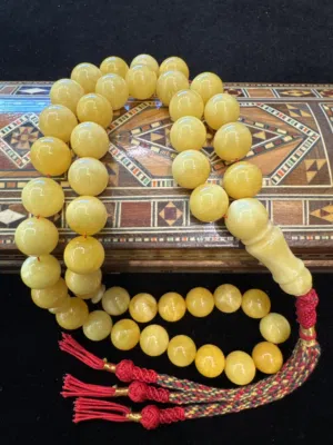 مسابح كهرب/ كهرمان طبيعي 100/100انتيك وقديم اصلي غير مصنع نهائيا بولندي والماني