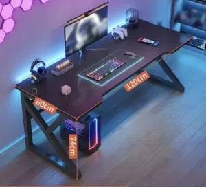 طاولة قيمنق (Gaming Desk) احترافية - تصميم X-Leg - نظيفة جداً