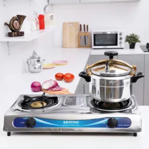 طباخ 2 عين ستانلس ستيل ناشونال شعلة ذاتية كفاله لمدة عام