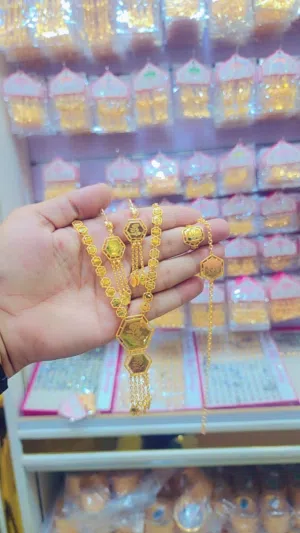 طقم ذهب مطلي