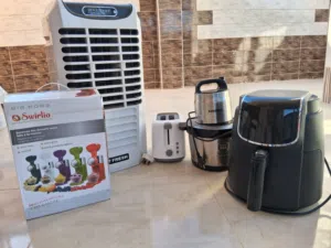 *فرصة متتعوضش - تصفية عاجلة بـ 5000 جنيه بس * *5 أجهزة بيت استعمال خفيف كلهم على بعض بـ 5000 ج