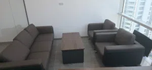 3 office sofa and coffee table