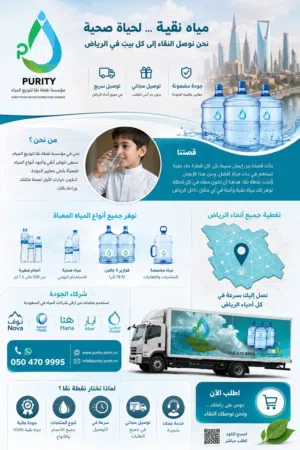 مياه معدنية 5 جالون