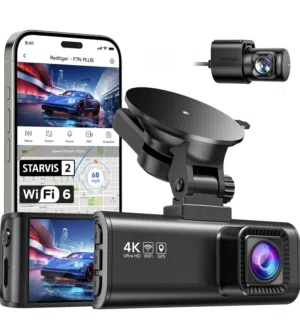 ريد تايجر كاميرا داش 4K أمامية وخلفية