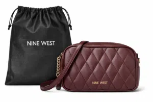 Stylish maroon handbag