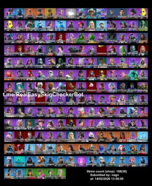 حساب فورت نايت قابل للبدل بما يناسب (تابع الوصف مهم) والسعر الي تشوفه مناسب