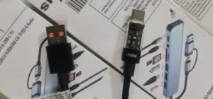 شاحن تايب سي 240W مصنوع من القماش و طوله متر واحد